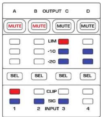 QSC CXD4.2 - Commande de l'amplificateur - 1