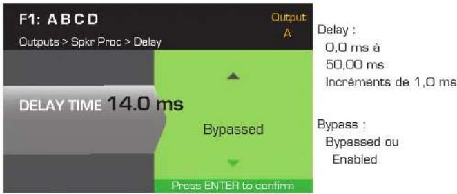 QSC CXD4.2 - Délai - 1