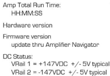 QSC CXD4.2 - Check the Amplifier's Health - 2