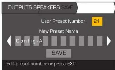 QSC CXD4.2 - Step 4 - Save Wizard Preset - 1