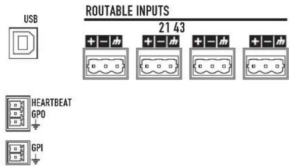 QSC CXD4.2 - Connect the Audio Inputs - 1