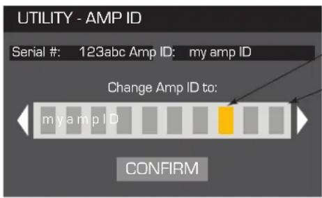 QSC CXD4.2 - Attribution d'un nom à l'amplificateur - 1