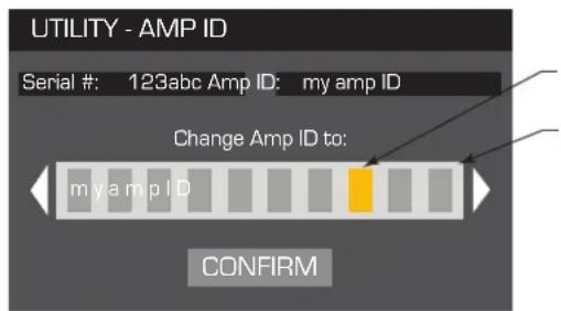 QSC CXD4.2 - Nombrar el amplificador - 1
