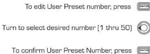 QSC CXD4.3 - Step 1 - Save a New Preset - Select and Edit Preset Number - 2