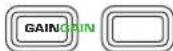 QSC CXD4.5 - Bouton GAIN - 1