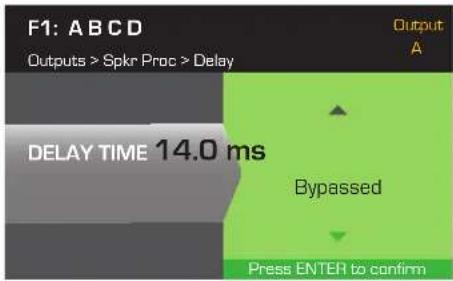 QSC CXD4.5 - Délai - 1
