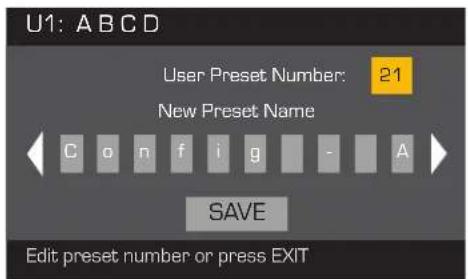 QSC CXD4.5 - 保存预配置 - 1