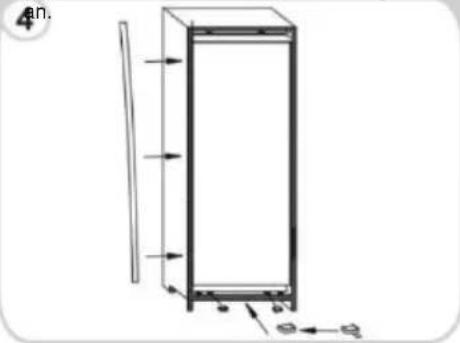 HOOVER HFREEZE 500 HBOU 172N - Einbau in den Schrank - 4