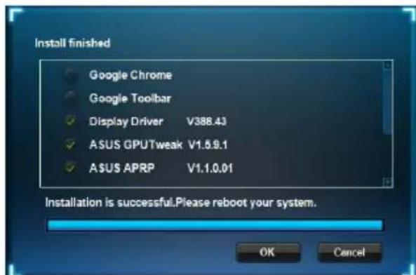 ASUS DUALGTX1660TIA6GEVO - Klichen Sie im Hauptmenu auf Install (Installieren). - 2