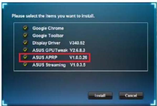 ASUS GT720SL2GD3BRK - У головному меню натисніть на Install (Исталювати). - 1