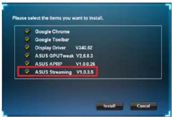 ASUS R7360OC2GD5V2 - Eγκατάσταση τον ASUS Streaming σε Windows® 8.1 / 8 / 7 / Vista (32/64 bit) - 2