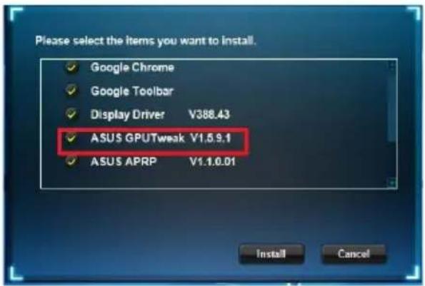 ASUS DUALGTX1050TIO4GV2 - Installazione di ASUS GPU Tweak in Windows® 10 / 8.1 / 8 / 7 (64-bit) - 2