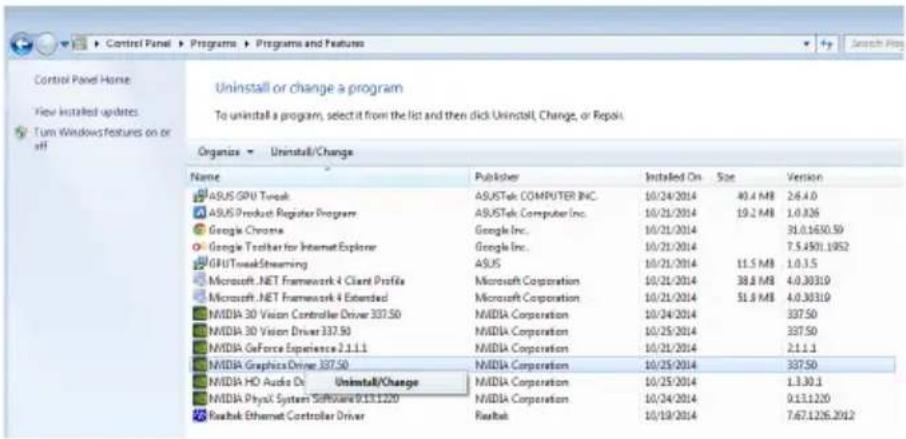 ASUS GT740DCSL2GD3 - In Windows 8.1/8/7/Vista entfernen - 1