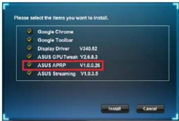 ASUS R72502GD5 - Installing ASUS APRP in Windows /8/7 (32/64 bit) - 2