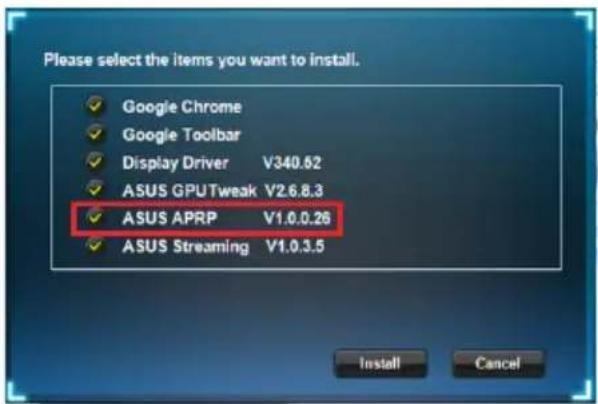 ASUS R72502GD5 - W menu glowynm kliknij Install (Zainstaluj). - 2