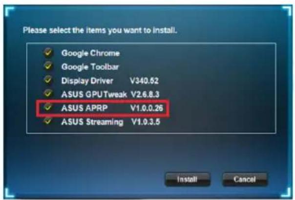 ASUS R72502GD5 - ASUS APRP unter WindoVista / Windows 7/8/8.1 (32/64 Bit) installieren - 2