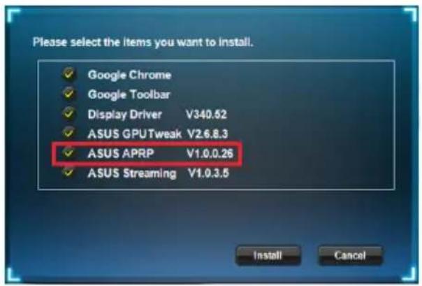 ASUS R72502GD5 - Eγκατάσταση τοῦ ASUS APRP σε Windows® 8.1 / 8 / 7 / Vista (32/64 bit) - 2