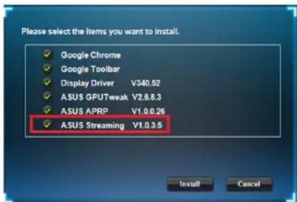 ASUS R72502GD5 - Instalace ASUS Streaming v operacním systemd Windows Vista and Windows 8.1 / 8 / 7 (32/64 bit) - 2
