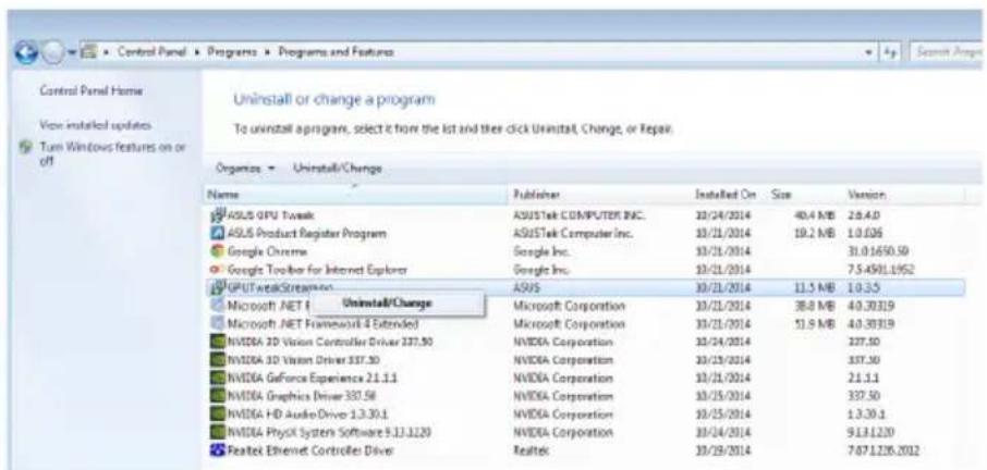ASUS STRIXR9390XDC38GD5GAMING - ASUS APRP verwijderen in Windows® 8.1 / 8 / 7 / Vista - 1