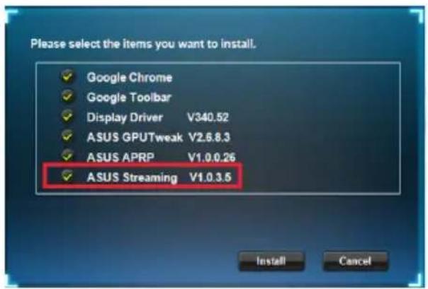 ASUS STRIXR9390XDC38GD5GAMING - ASUS Streaming installeren in Windows® Windows® 8.1 / 8 / 7 / Vista (32/64 bit) - 2