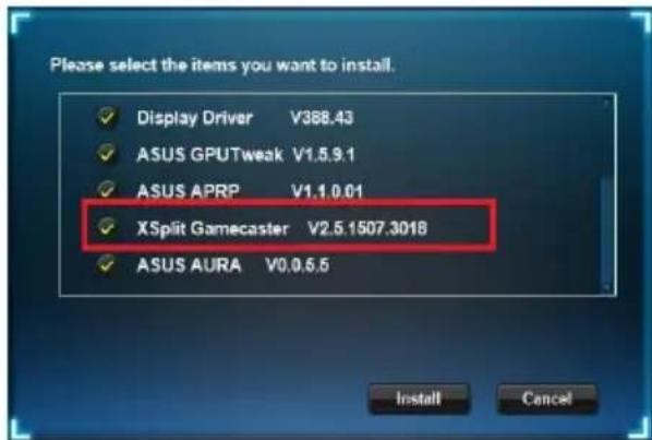 ASUS DUALGTX16606GEVO - Instalace XSplit Gamecaster v operacním systemdu Windows® 10 / 8.1/8/7 (64 bitú) - 2