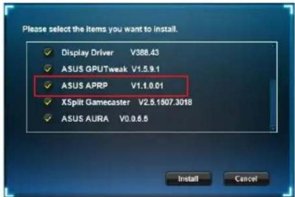 ASUS PHGTX1660TI6G - Instalar ASUS APRP en Windows® 10 / 8.1 / 8 / 7 (64 bit) - 2