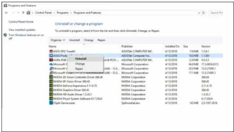ASUS PHGTX1660TI6G - Entfernen von ASUS APRP unter Windows 10/8.1/8/7 (64-bit) - 1