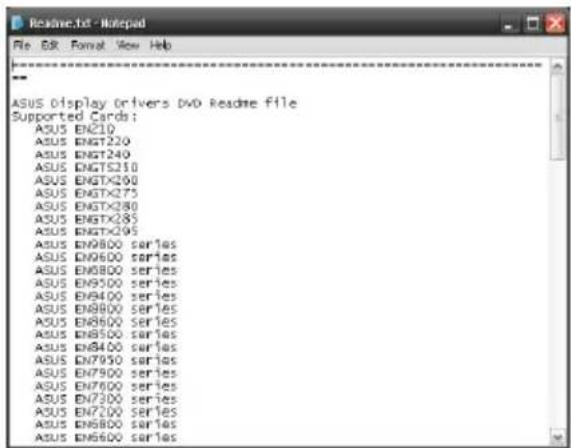 ASUS GT6101GD3L - Readme-Datei anzeigen - 2