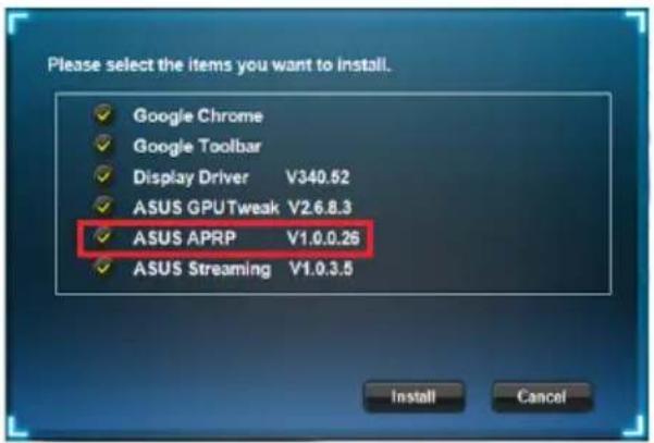 ASUS GTX960MOC2GD5 - Instaliranje ASUS APRP u Windows ^* Vista / Windows ^* 7/8/8.1 (32/64 bita) - 2