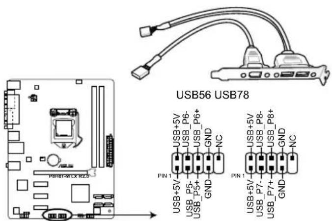 ASUS P8H61M LX PLUS R2.0 - 内部接口 - 6