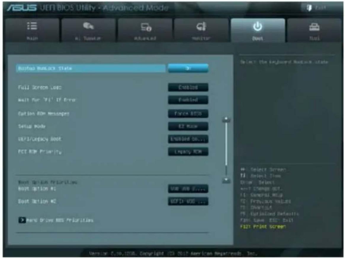 ASUS P8H61M LX PLUS R2.0 - 启动菜单（Boot） - 1