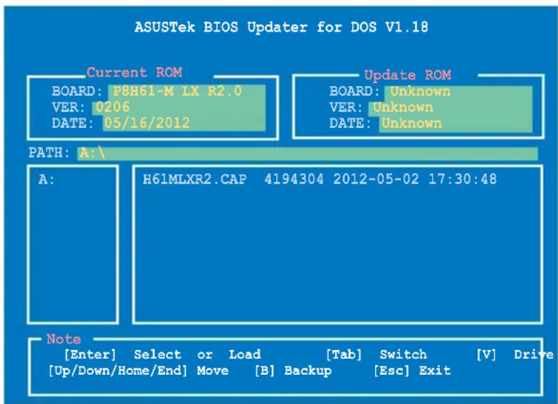 ASUS P8H61M LX PLUS R2.0 - 升级 BIOS 文件 - 1
