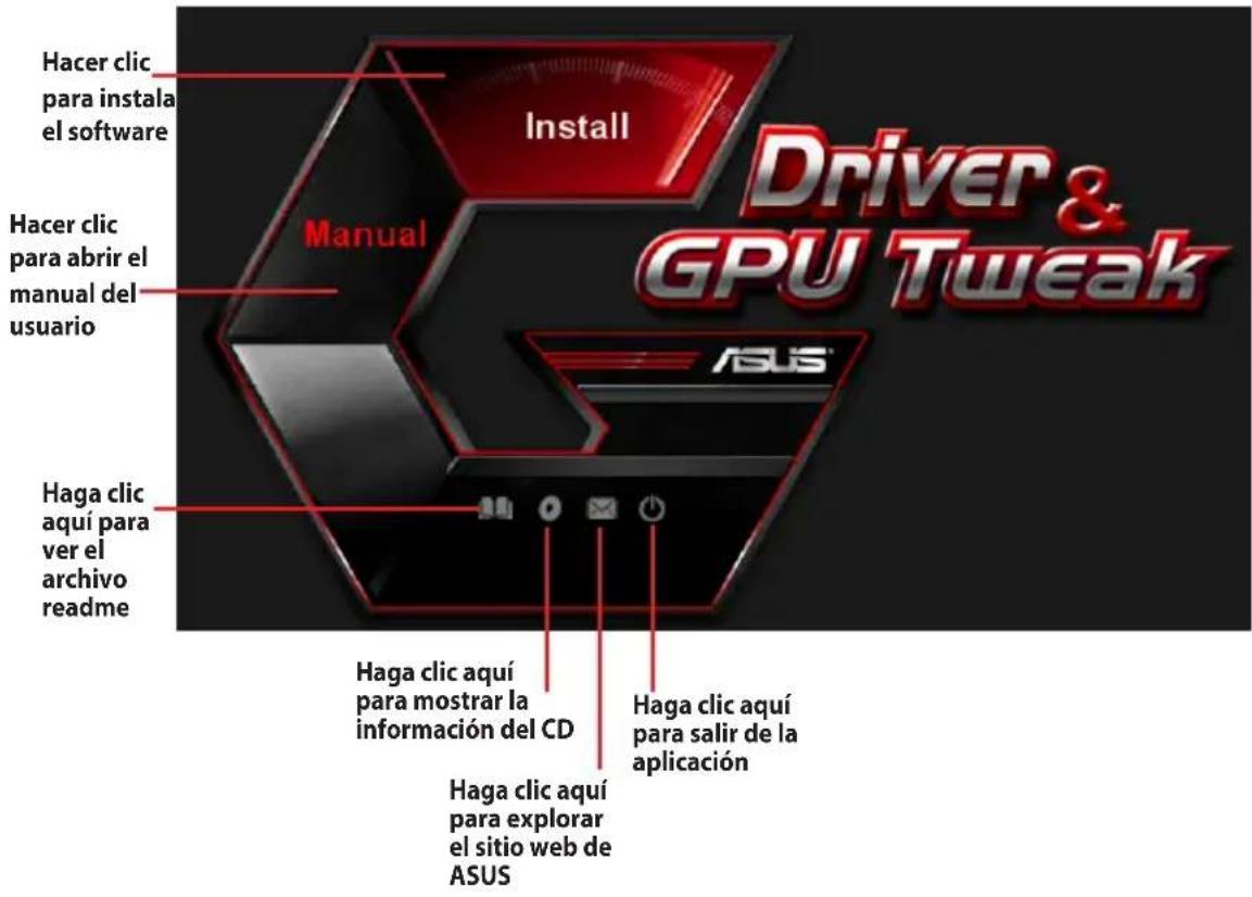 ASUS STRIXGTX950DC22GD5GAMING - Información del CD de soporte - 2
