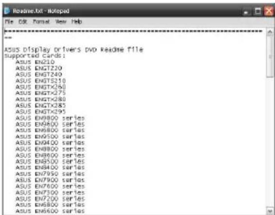 ASUS STRIXGTX950DC22GD5GAMING - Het bestand readme lezen - 2