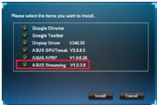 ASUS STRIXGTX950DC22GD5GAMING - Installing ASUS Streaming in Windows Windows® 8.1 / 8 / 7 (32/64 bit) - 2