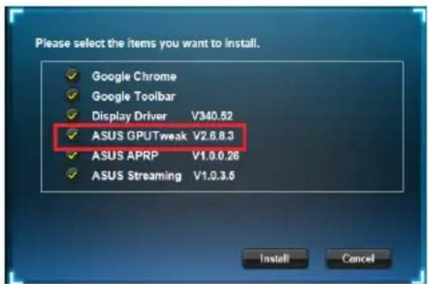 ASUS STRIXGTX950DC22GD5GAMING - 3actocy Hok ASUS GPU Tweak - 1