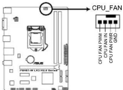 ASUS P8H61M LX3 PLUS R2.0 - 安装散热器和风扇 - 8