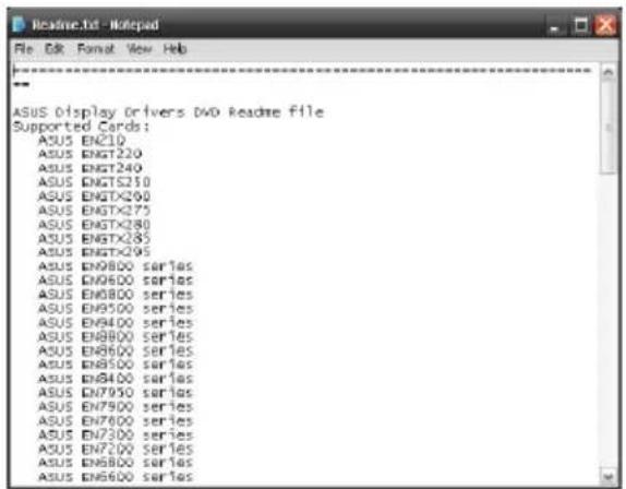 ASUS R7240OC4GD3L - Visualiser le fichier readme - 2