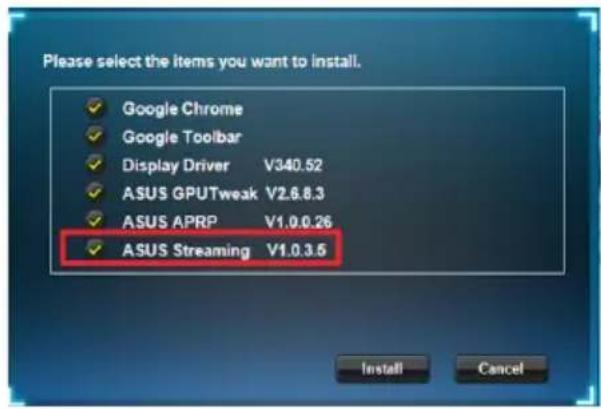 ASUS ROG STRIXGTX1080O8GGAMING - Instalar ASUS Streaming en Windows \* Vista y Windows® 8.1 / 8 / 7 (32/64 bit) - 2