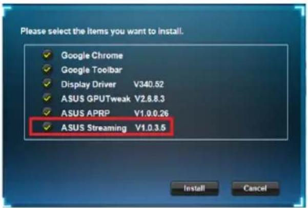ASUS R72401GD3 - Instaliranje ASUS Streaming u Windows (32/64 bita) - 2