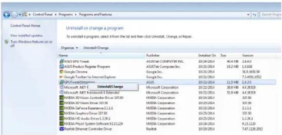 ASUS R72401GD3 - Disinstallazione di ASUS Streaming nei sistemi operativi Windows® 8.1 / 8 / 7 / Vista - 1