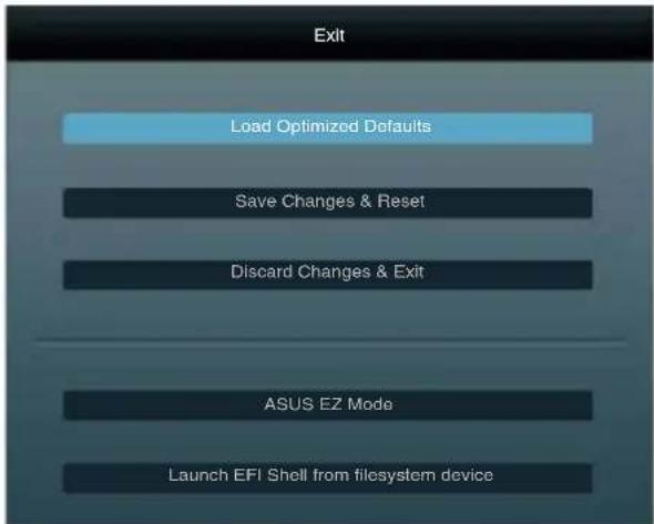 ASUS P8H61 PLUS R2.0 - 退出 BIOS 程序(Exit) - 1