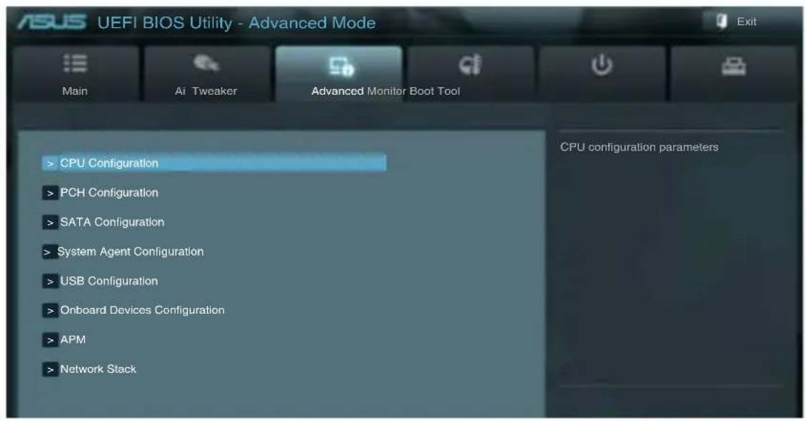 ASUS P8H61USB3 R2.0 - 高级菜单（Advanced） - 2