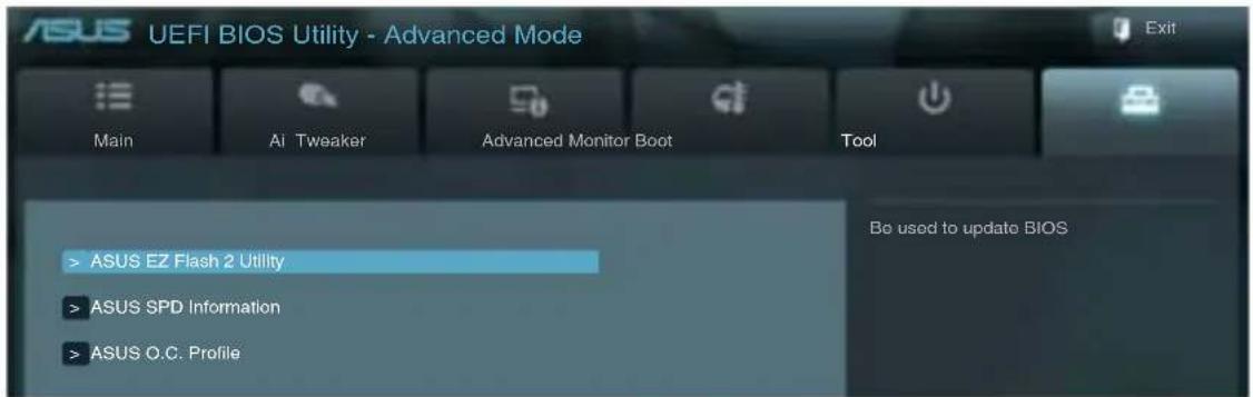 ASUS P8H61USB3 R2.0 - 工具菜单（Tool） - 1