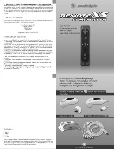 SNAKEBYTE Remote XS (Wii) - 6