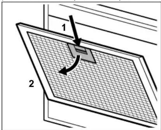 ZANUSSI ZFI719A - Para limpiar el filtro: - 1