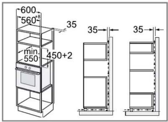 600 560+8 35 min. 550 450+2 35 35