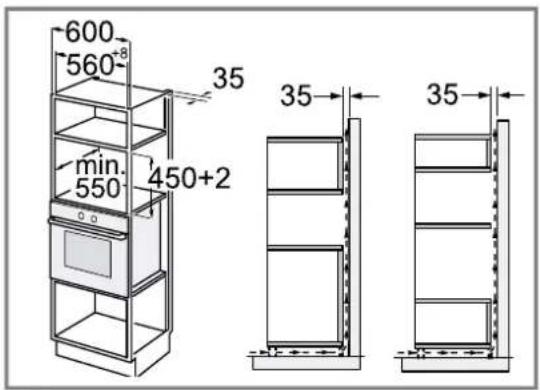 BOSCH CMA485GS0 - Einbau in einen Hochschrank - 1