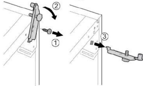 SIEMENS GS33VVWE0N - Austauschen des unteren Turscharniers - 2