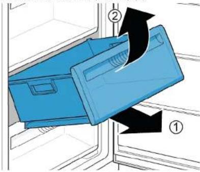 SIEMENS GS33VVWE0N - Vyjmuti zásobniku nazmrazené potraviny - 1